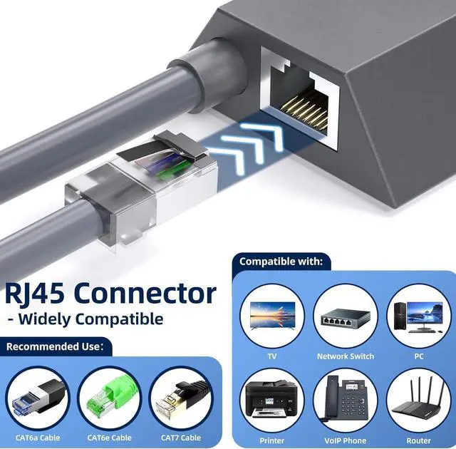 Alt view image 6 of 7 - Starlink Gen2 Ethernet Adapter, RJ45 Network Dongle for Starlink Standard Actuated V2