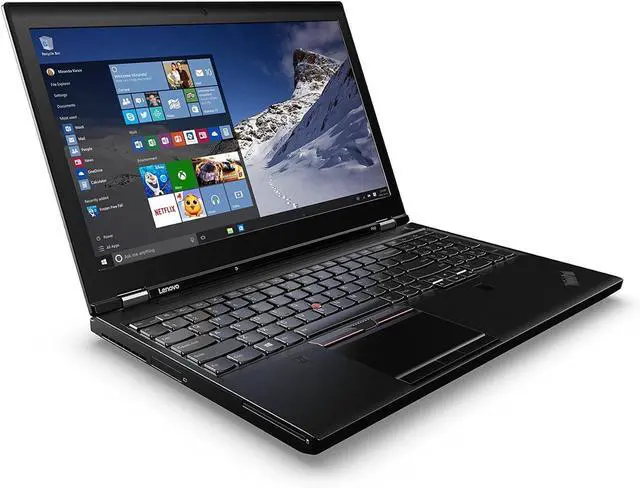 Alt view image 4 of 5 - Lenovo ThinkPad P50 15.6-inch FHD Mobile Workstation Laptop Computer, Quad-Core i7-6820HQ, 16GB RAM, 512GB Solid State Drive, HDMI, Windows 10 Pro