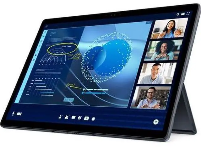 Alt view image 3 of 7 - Dell Latitude 7350 Detachable 2-in-1 13" 3K Touch Laptop Ultra 5 134U 12-Core 16GB RAM 256GB SSD Win 11 Pro with Keyboard