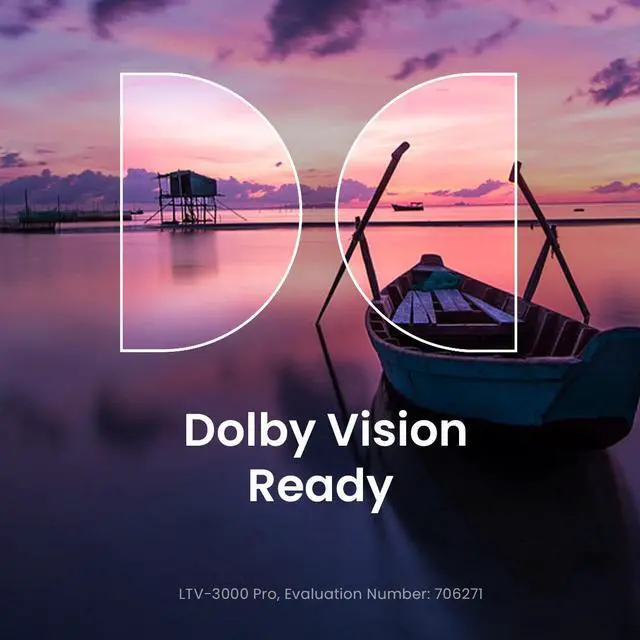 Alt view image 4 of 7 - AWOL VISION LTV-3000 Pro 4K 3D Triple Laser Ultra Short Throw Projector, HDR10+, Dolby Atmos, Dolby Vision, Smart Room Laser TV