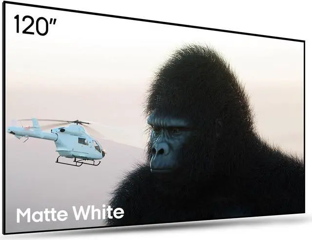 Main image of AWOL VISION 135-inch Projector Screen Fixed Frame, 1.3 dB Peak Gain, The Perfect Combo with LTV-2500, 80% Picture Quality Improved, 4K / 8K Ultra HD, Active 3D Wall Mount Projector Screen, MW-135