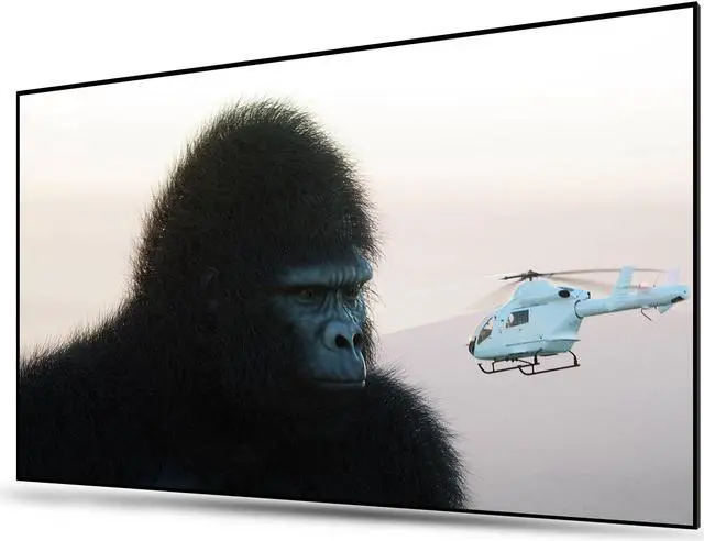 Main image of AWOL VISION 150-inch Projector Screen Fixed Frame, 1.3 dB Peak Gain, The Perfect Combo with LTV-2500, 80% Picture Quality Improved, 4K / 8K Ultra HD, Active 3D Wall Mount Projector Screen, MW-150