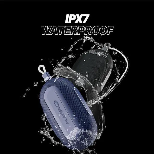 Alt view image 4 of 7 - Blue Tees X Player Go Compact Magnetic Smart Speaker