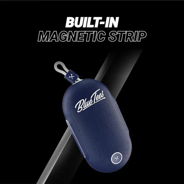 Alt view image 5 of 7 - Blue Tees X Player Go Compact Magnetic Smart Speaker