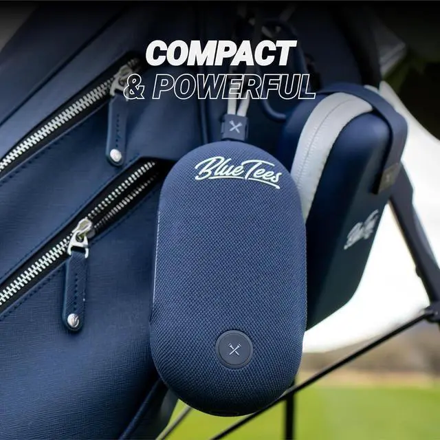 Alt view image 6 of 7 - Blue Tees X Player Go Compact Magnetic Smart Speaker