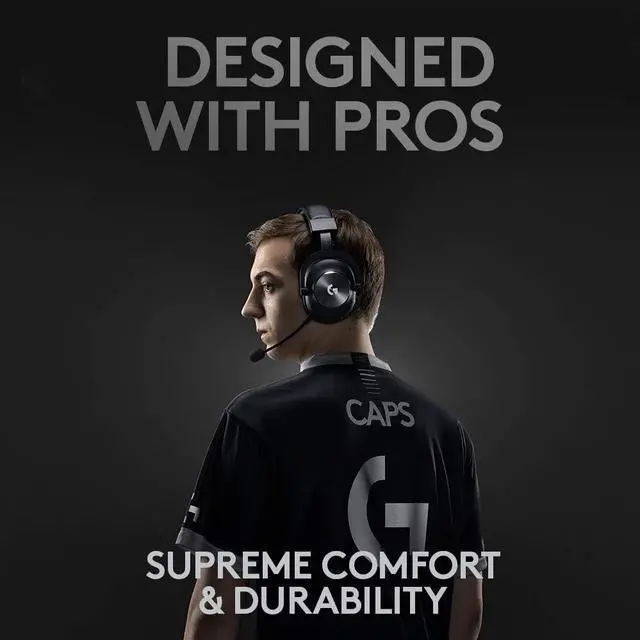 Alt view image 2 of 6 - Logitech G PRO X Wireless Lightspeed Gaming Headset - Logitech G PRO X