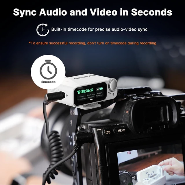 Alt view image 3 of 7 - Saramonic Ultra 04 Wireless Lavalier Microphone System 32Bit Float with Noise Cancellation and 984 ft Range (White)