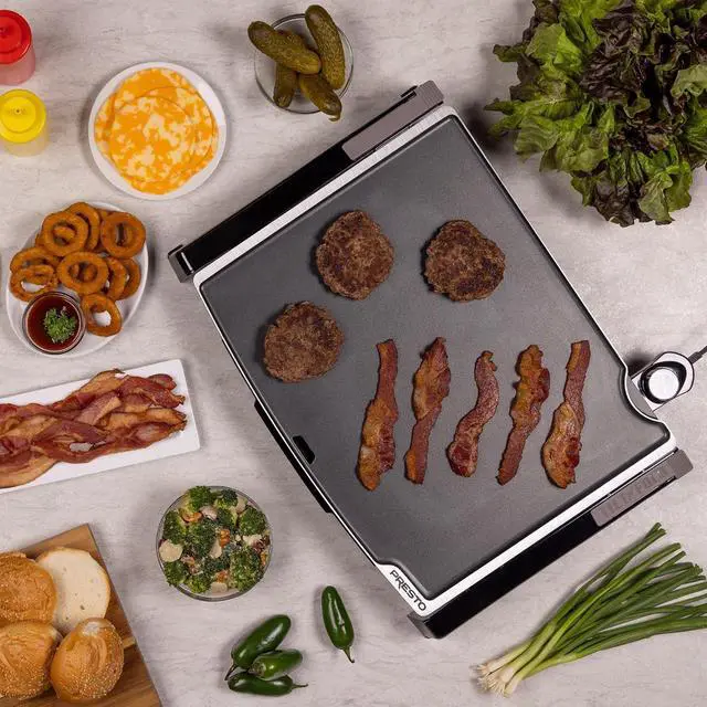 Alt view image 6 of 7 - Presto 07073 XL Tilt-N-fold Electric Griddle, Black