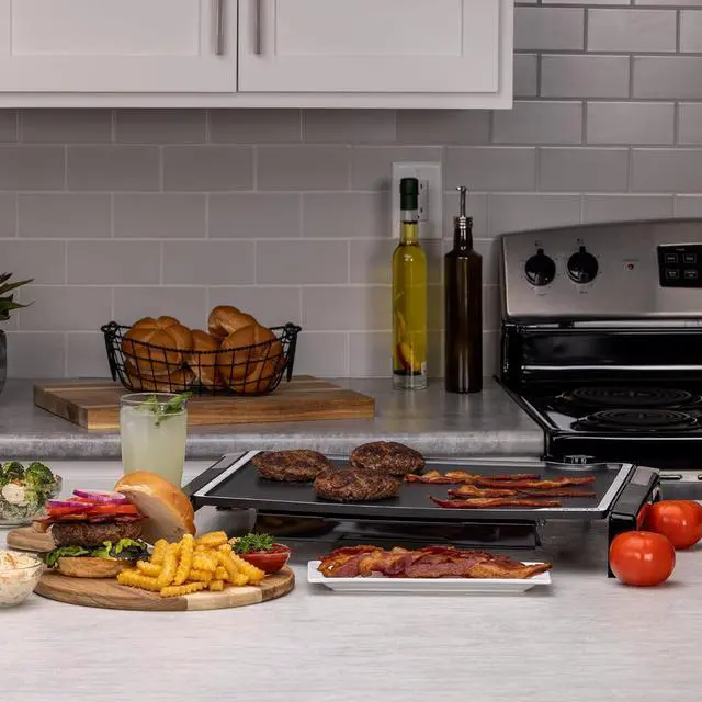 Alt view image 7 of 7 - Presto 07073 XL Tilt-N-fold Electric Griddle, Black