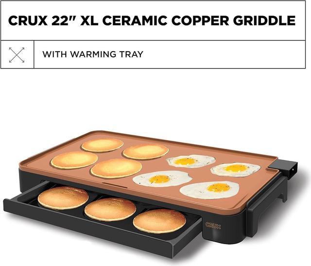 Outlets XL Electric Ceramic Titanium Griddle, 12