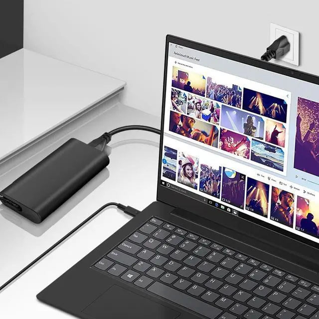 Alt view image 7 of 7 - Charger for HP Laptop Computer 65W 45W USB C Fast Power Adapter, Type C Power Cord Supply