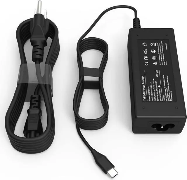 Main image of Universal 45W Type C USB C Chromebook Charger Laptop Replacement for HP 14 14A 11 11A G9 6 7 8 EE X360 14-ca051wm 14-ca052wm    Google   Chromebook Charger Power Cord Adapter