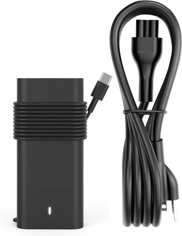 Main image of 65W USB-C Laptop Charger for Dell Latitude 5285 5289 5290 7212 7275 7285 7290 7390 7420 Dell XPS 13 9350 9360 9365 9370 9380 Chromebook 3100 3400 5190 Fast Charging -Power Cord Included