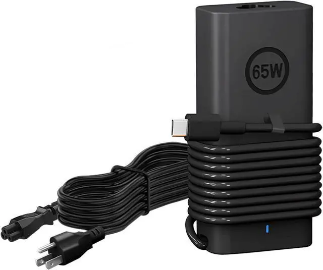 Main image of New Slim 65W 60W Dell Laptop Charger USB C for Dell Latitude 5420 5440 5430 5520 5530 5540 7420 7440 7390 7400,XPS 13 Chromebook 3100,for Dell Inspiron 14 16 7620 2in1 AC Adapter Type C Power Cord