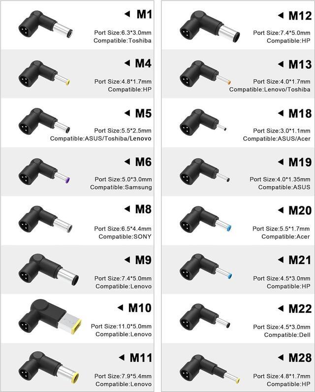 Alt view image 7 of 7 - 240W AC Charger Fit for  G3 G5 G7 G15 G16 Series Gaming Laptop Computer Power Supply Adapter Cord