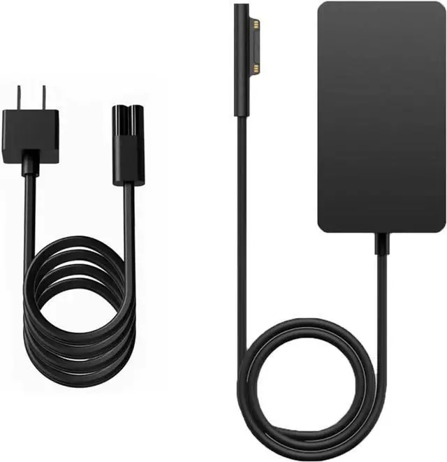 Alt view image 2 of 7 - 65W AC Power Charger Fit for Microsoft Surface Pro X/9/8/7/6/5/4/3, Surface Book/Laptop/Tablet 1706 15V 4A Laptop Adapter Cord Compatible with 44W and 36W(65W-1)