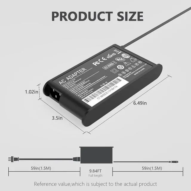 Alt view image 4 of 7 - 170W ThinkPad AC Laptop Charger Compatible with Lenovo Thinkpad Extreme Gen 6 5 4 3 2 1 P50 P51 P52 P53 P70 P71 P73 W541 W540 T540p E560p Z710 T15g T15p P16v P15v P15 P15g P16 P17 P1 X1 Adapter