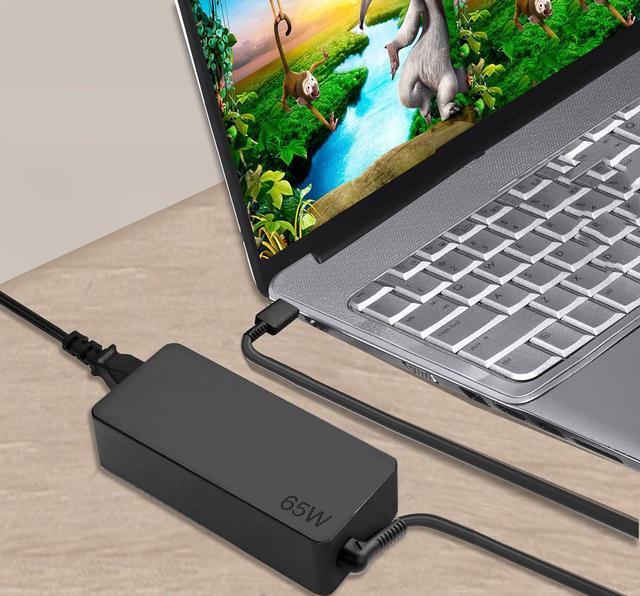 Alt view image 5 of 7 - Replacement 65w USB c Laptop Charger for Lenovo ThinkPad/Chromebook/Yoga,ThinkPad T480 T490 T580 E480 ADLX65YDC2A Power Supply for Lenovo Laptop Charger