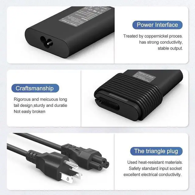 Alt view image 4 of 6 - Replacement  Laptop Charger 65W 45W USB C Laptop Charger for  5420 5520 7420 5430 7430 7330 7340 5320 7320 5290 2in1 XPS 13 9360 9320 7390 2in1 9350 9380 9370 9310 9300  Laptop Charger1