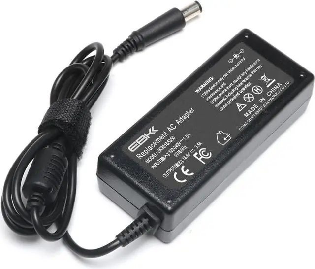 Alt view image 3 of 5 - 65W for HP Probook 650 640 645 655 G1 / 450 455 430 440 G2 G1 Charger/EliteBook 840 850 G2 G1 Charger Pavilion DV7 DV6 Power Cord