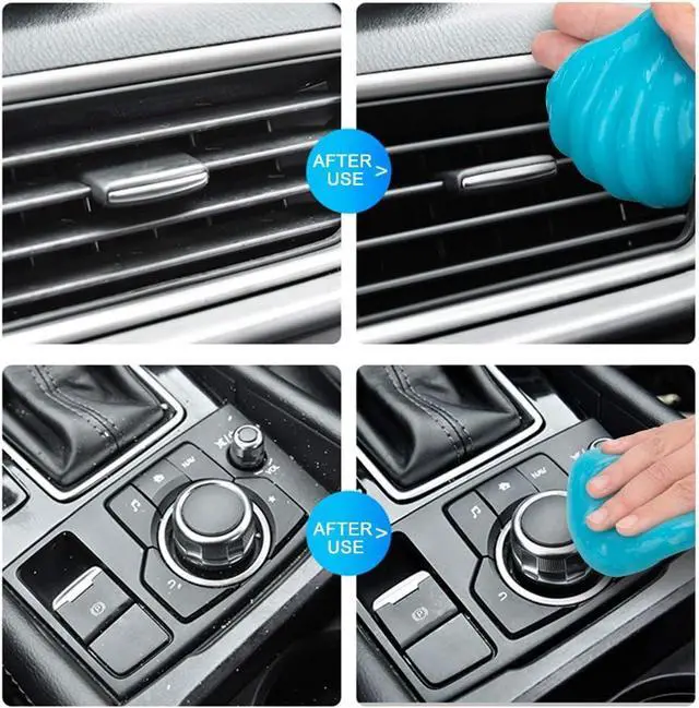 Alt view image 5 of 6 - 4Pack ColorCoral Dust Cleaner Keyboard Cleaning Gel Universal Cleaning Gadget Slime for Car Cleaning and Computer Dusting (4Pack)