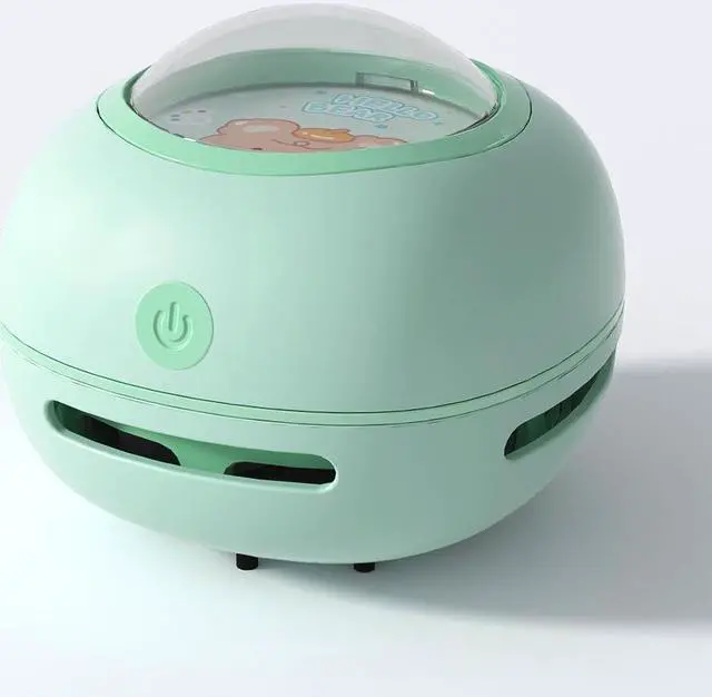 Main image of ODISTAR Desktop Vacuum Cleaner, Mini Table Dust Sweeper Energy Saving,High Endurance up to 400 mins,360º Rotatable Design for Keyboard/Home/School/Office(Green)