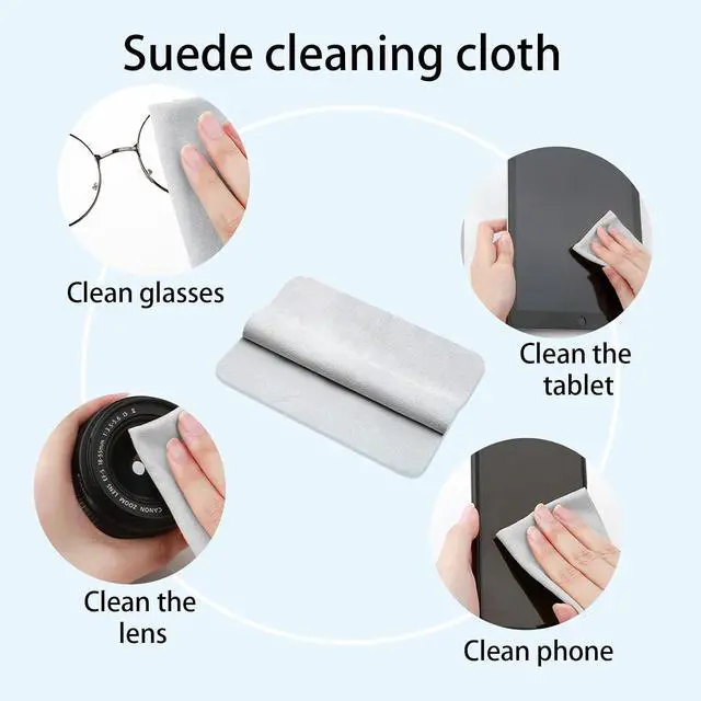 Alt view image 7 of 7 - 7 in 1 Electronic Cleaner kit - Keyboard Cleaner, Keyboard Cleaning Kit, Laptop Cleaner with Brush, Electronic Cleaner for Laptop/Phone/Computer/Screen (Give Away a Flannel Cloth) Blue