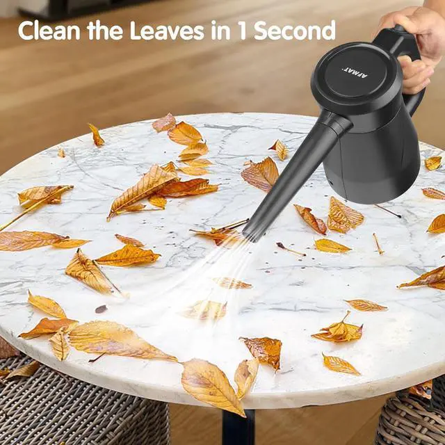 Alt view image 6 of 6 - AFMAT Electric Air Duster Air Blower, Replacement for Compressed Air Cans, Multi-Use Cleaning Tools with 9.8ft Cord for Electronics, Keyboard, Fans, Hairs, Cars, BBQ, Super Powerful and Last for Years