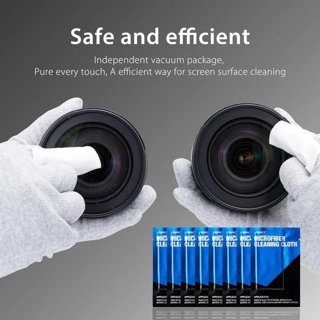 Alt view image 4 of 7 - VSGO 11-in-1 Camera Lens Cleaning Kit | Air Blower, Lens Cleaning Pen, Microfiber Cleaning Cloth Included, Camera Cleaning Kit for Mirrorless and DSLR, VS-A8E