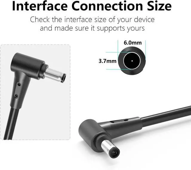 Alt view image 5 of 5 - 280W ADP-280BB B Charger for ROG Zephyrus M16 GU604 ROG Strix G16 G614 G15 G513QY G18 G814JI G814JV Strix Scar 15 17 SE G733 TUF Gaming A16 FA607 Laptop Power Adapter