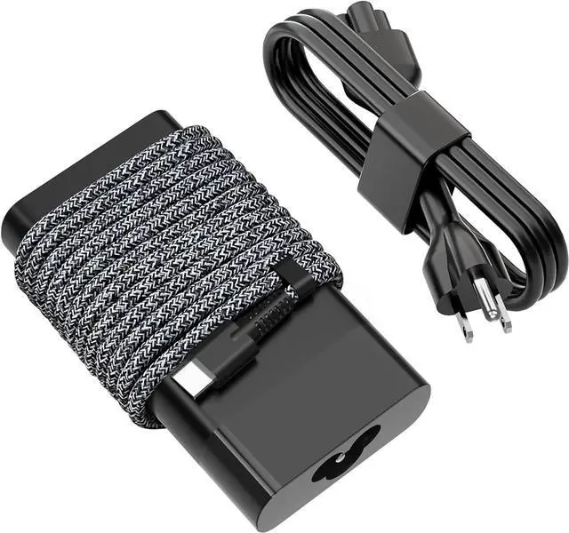 Main image of New Slim HP 65W USB C Laptop Charger for HP Spectre x360, Spectre, Chromebook, Elitebook x360, Elitebook, Elite x2, Envyx360, ProBook Travel Type C Power Cord
