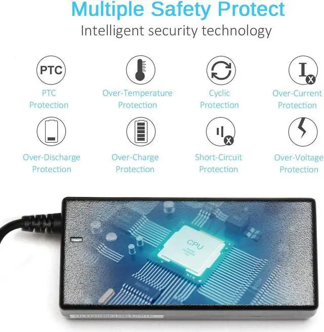 Alt view image 6 of 6 - 60W AC Adapter Charger for Samsung R440 R480 R530 R540 R580 N110 N120 N130 N140 N150 NP270E4E NP270E5E NP470R5E Laptop Power Supply Cord 19V 3.15A