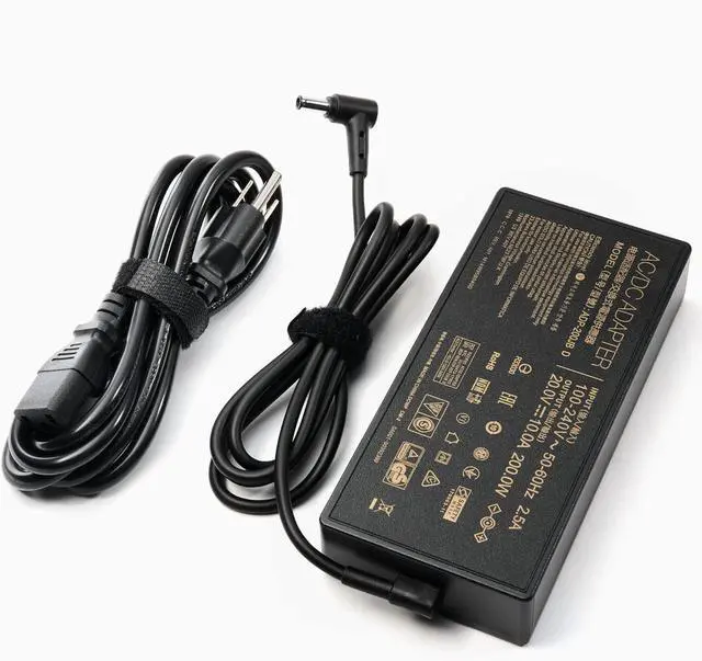 Alt view image 2 of 6 - 200W 20V 10A ADP-200JB D Charger for Asus ROG Zephyrus G15 GA503RM Asus TUF Dash F15 FX516PR TUF Gaming A15 2021 F15 2021 F17 2021 Laptop Charger
