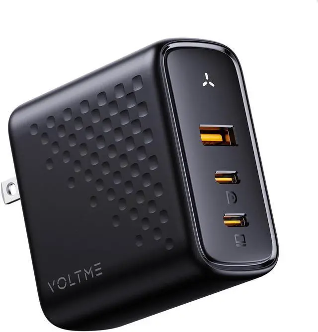 Main image of 100W GaN III USB C Wall Charger (Foldable Plug) 3-Port PD 3.0 PPS Fast Charge USB-C Charger for Chromebook Laptop MacBook Pro/Air Pixelbook ThinkPad  XPS iPad iPhone 14 13