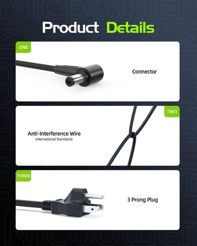 Alt view image 4 of 7 - 180W Charger Fit for Asus Rog GL503VD GL503V GL503GE GL503G GL503 GL703GE GL703VM GL703V GL702VM GL702VT GL502VY GL502VM GL502VS GL502VT GL502V GL502 PG27UQ PG32UQ XG49VQ Power Adapter