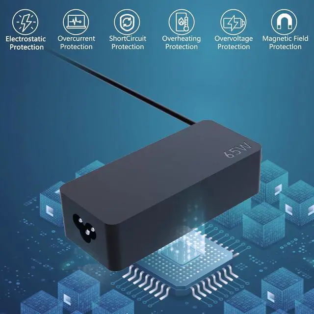 Alt view image 5 of 7 - 65W USB C Typec Charger for HP EliteBook 830 835 840 845 860 865 1040 G9 G10 G11 Laptop Adapter Power