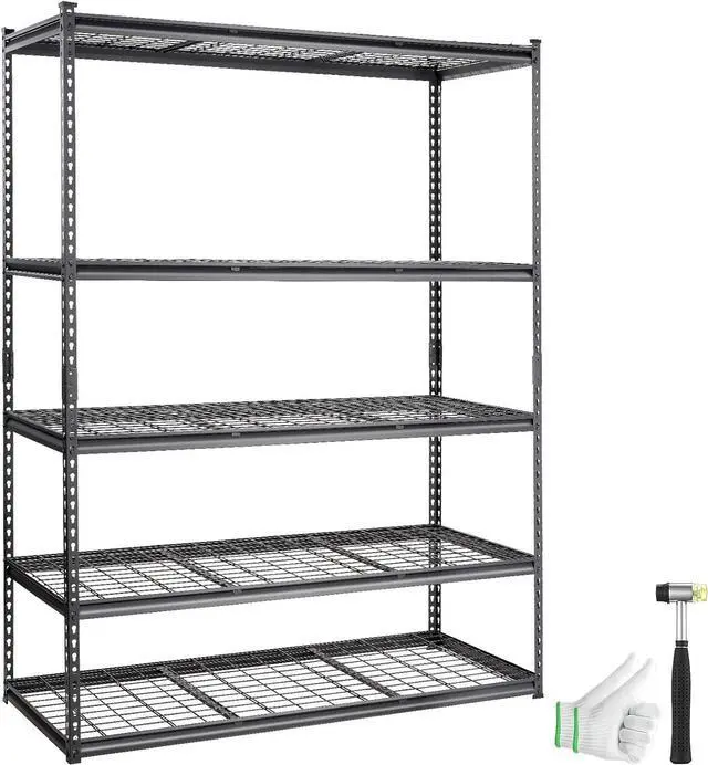 Main image of VEVOR Storage Shelving Unit 5-Tier Adjustable 2000 lbs Capacity 60"x24"x78"