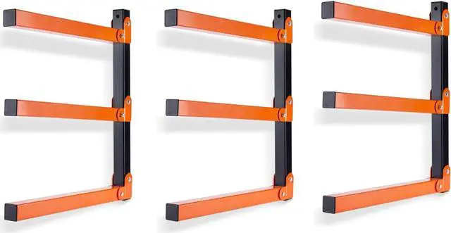 Main image of Ultrawall Wall Mount Wood Organizer and Lumber Storage Rack with 3-Level