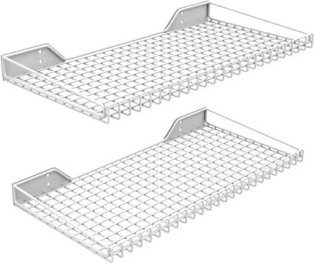 Main image of Ultrawall Wall Mounted Storage Shelf for Garage, 2 Pack Metal Shelf Rack