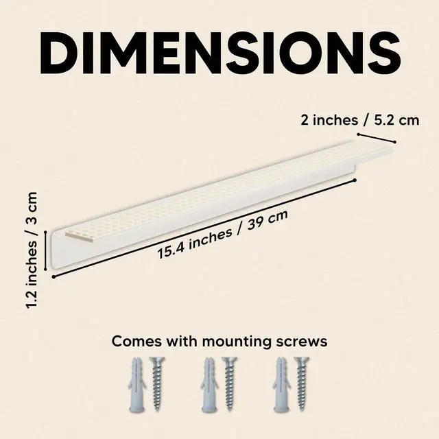 Alt view image 6 of 7 - Tapeera 3-Pack Minifigure Display Shelves Compatible with LEGO, Acrylic Floating Shelf with Baseplate Studs, Building Bricks Wall Mount Organizer for Kids Room (White, Floating Shelves)
