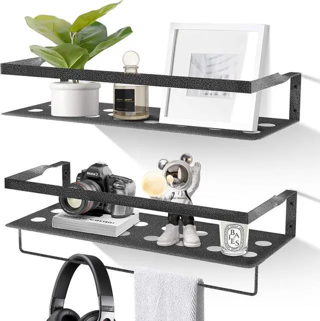 Main image of Uten Floating Shelves Metall Set of 2, Wall Mounted 16 inch