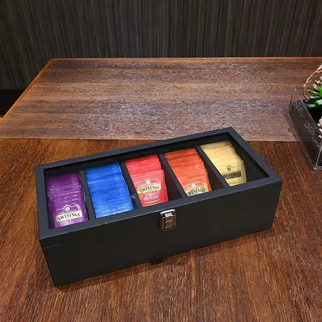 Alt view image 6 of 7 - Ikee Design Wood 5 Shelf Wall-Mounted Case Display,Tempered Glass Door