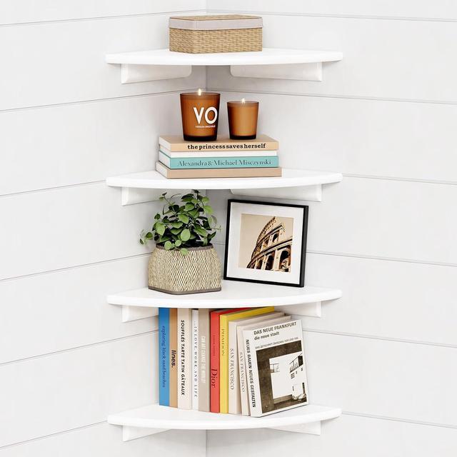 Floating Book deals Shelves for Wall Nursery Book Shelves Wall Set of 4