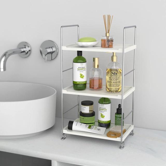 Sale Sink Shelf - Organizer - Wood & Chrome - 35.8