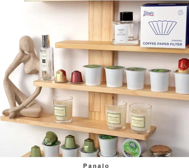 Alt view image 7 of 7 - Wooden Floating Shelves for Wall, Small Wood Display Shelves Rack for Collectibles-Figures, Mini Decor, Toy, Toniebox - 16 inches Sliding Trinket Shelf with 2 Types of Installation