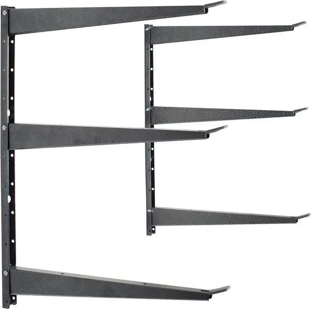 Main image of Delta Heavy Duty Wood and Lumber Storage Rack, Holds Up To 480 lbs - Easy to Install Mounted Rack With Steel Construction for Indoor & Outdoor Storage Solution For Garage, Basement & Pantry Cycle