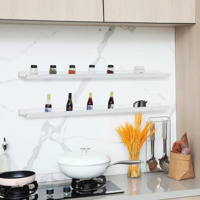 Alt view image 5 of 7 - Picture Ledge Shelf,Floating Shelves for Wall,Photo Shelves With Lip