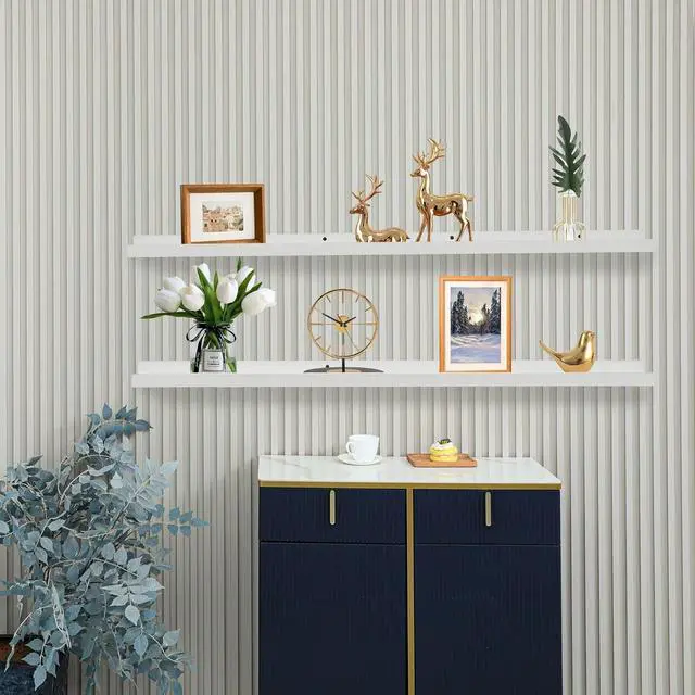 Alt view image 6 of 7 - Picture Ledge Shelf,Floating Shelves for Wall,Photo Shelves With Lip