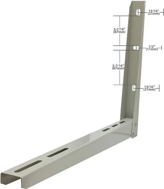 Alt view image 6 of 7 - Appli Parts Mini Split Wall Mounting Bracket for Ductless Heat Pump or Cooling Only Units Up to 330lbs APAB-2160 Our Products are Designed and Produced According to Strict High Quality Standards