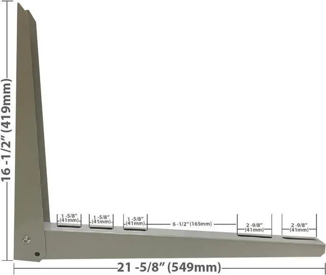 Alt view image 2 of 7 - Appli Parts Mini Split Wall Mounting Bracket for Ductless Heat Pump or Cooling Only Units Up to 330lbs APAB-2160 Our Products are Designed and Produced According to Strict High Quality Standards
